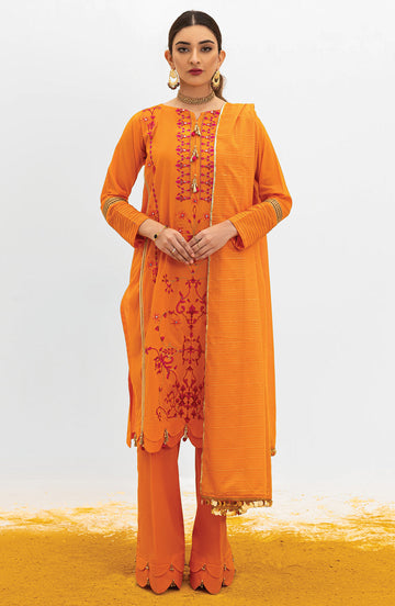 Orient OTL 22 029 U Orange Summer Spring Lawn 2022 Online Shopping
